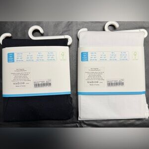 Crewcuts Black and White Tights, size 2-5yrs